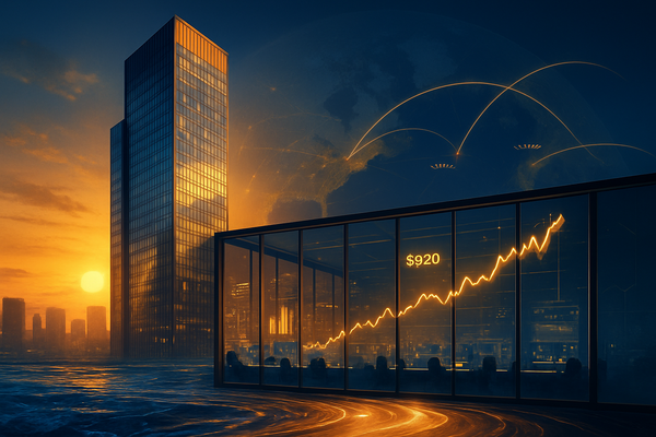 Wall Street’s Golden Era Returns: Goldman Sachs Shatters Records at $920 as M&A Renaissance Ignites