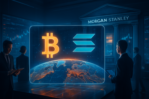Wall Street’s Final Frontier: Morgan Stanley Files for Proprietary Bitcoin and Solana ETFs to Reach 19 Million Clients