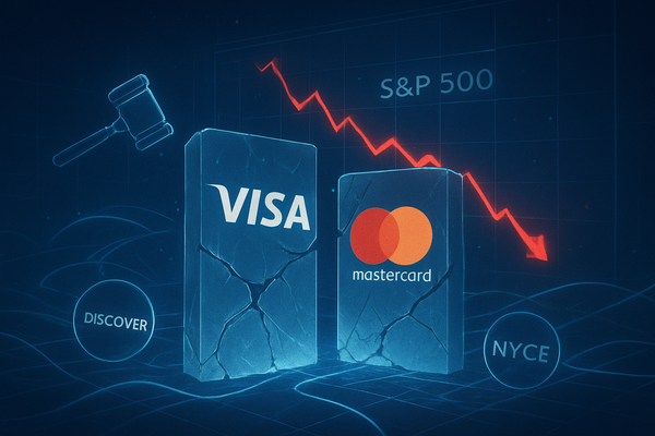 Regulatory "Perfect Storm" Sends Payment Giants Reeling: Visa and Mastercard Face Historic Slump