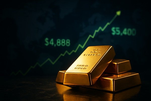 Gold Shatters $4,800 Barrier as Goldman Sachs Projects Path to $5,400 Amid Global Policy Turmoil