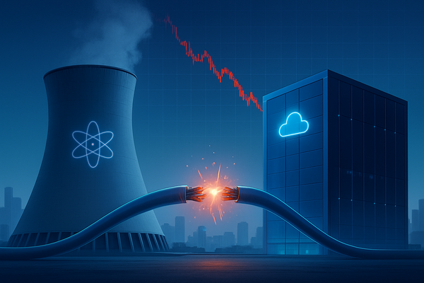 The Great Decoupling: Nuclear Stocks Plunge as Microsoft Pivots on Data Center Power Strategy