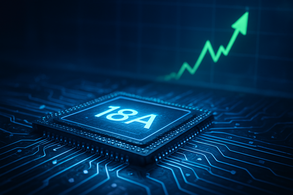 Intel Shares Surge 7% as 18A Process Node Reaches High-Volume Manufacturing