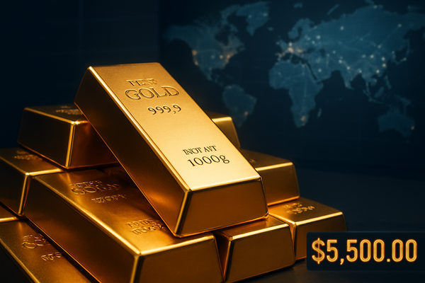 Metal Mania: Gold Shatters Records to Hit $5,500 as Global Geopolitical and Fiscal Crises Converge