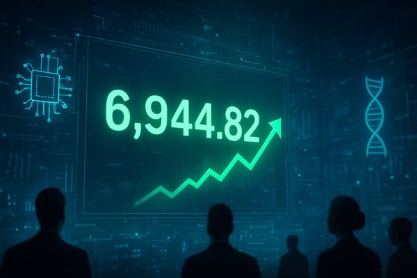 S&P 500 Shatters Records: Index Crosses 6,944 as Tech Giants and Healthcare Titans Lead the Charge