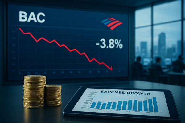 Bank of America Shares Retreat as Expense Growth and Waning Revenue Outlook Overshadow Earnings Beat
