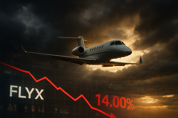 Turbulence for flyExclusive: Stock Offering Triggers 14% Sell-Off as Private Aviation Sector Navigates Capital Constraints