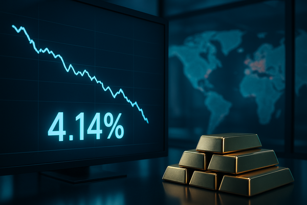 Safe Haven or Slowdown? 10-Year Treasury Yield Slips Below 4.15% Amid Geopolitical Turmoil and Fed Pivot