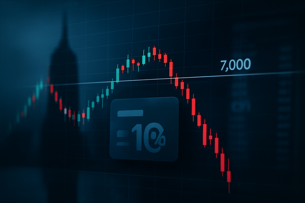 Fragile Sentiment Trumps Cooler Inflation: S&P 500 Fails 7,000 Test as Financials Drag