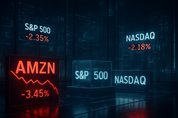 Tech Titans Stumble: Amazon and Tesla Drags Market Lower to Open 2026