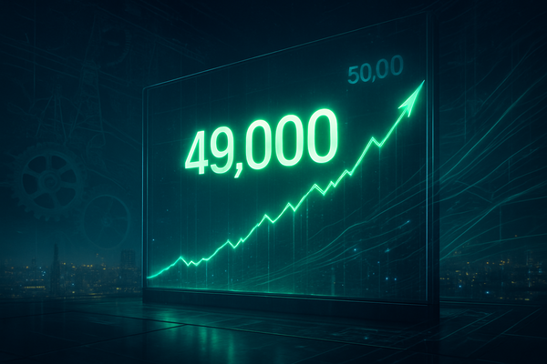 The Dow Defies Gravity: Inside the Technical Breakout to 49,000 and the March to 50k