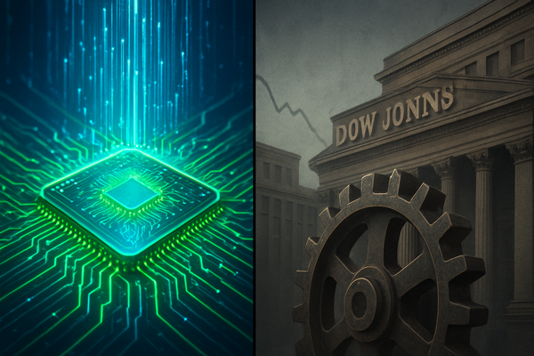 Nvidia Defies "Old Economy" Headwinds: AI Juggernaut Surges as Dow Lags Under Regulatory and Manufacturing Strain
