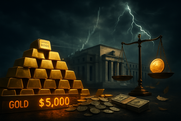 Gold Shatters $5,000 Milestone as Fed Independence Crisis Collides with Inflation Uncertainty