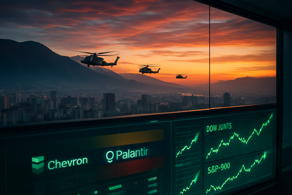 Regime Change in Caracas: US Capture of Maduro Ignites Wall Street Rally