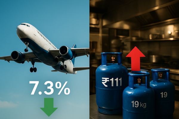 Indian Energy Market Divergent: Airlines Receive New Year Windfall as Commercial LPG Prices Surge
