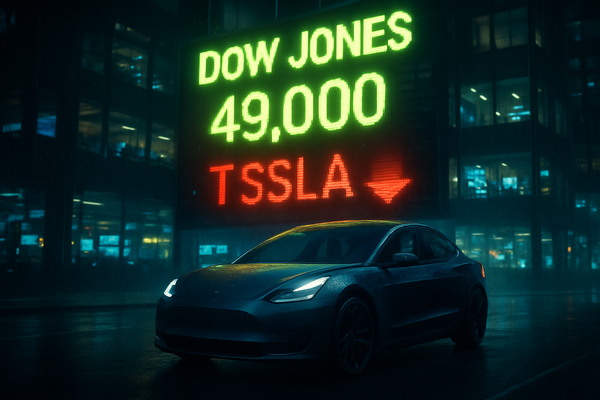 Tesla Shares Stumble as Broader Market Hits Record Highs; EV Giant Faces 'Demand Vacuum' in 2026