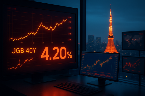 The JGB Rebellion: 40-Year Yields Breach 4.20% as 'Sanaenomics' Jolts Global Markets
