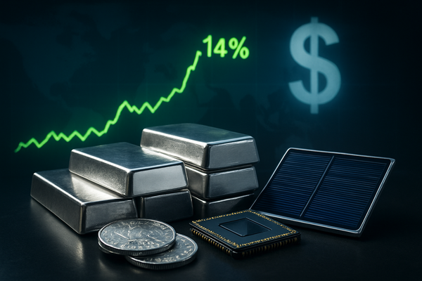 Silver’s Industrial and Safe-Haven Resurgence: 14% Surge Marks a New Era for Precious Metals