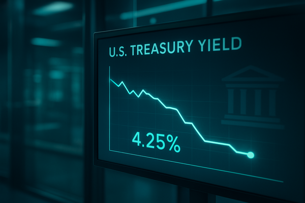 Treasury Yields Cool to 4.25% as Markets Digest Federal Reserve Pause and Geopolitical Volatility