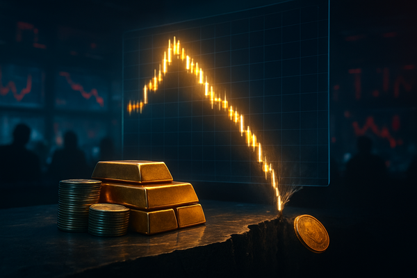 The Great Precious Metals Reversal: Gold and Silver Plummet as Parabolic Run Exhausts Retail Bullishness