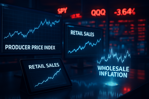 Markets Tumble as Sticky Wholesale Inflation and Robust Retail Sales Fuel Rate Anxiety