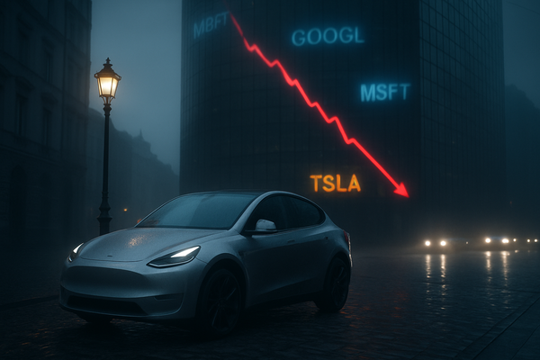 Tesla Shares Stumble as European Sales Crater: The Crack in the Magnificent 7 Armor