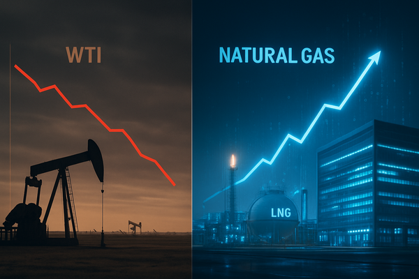 Energy Markets at Odds: Crude Oil Slumps as Natural Gas Rallies Amid Mid-Winter Divergence