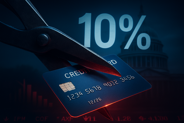 Populist Pivot: Trump’s 10% Credit Card Rate Cap Proposal Sends Financial Stocks Reeling