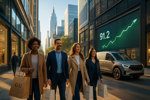 Main Street Defies Gravity: U.S. Consumer Confidence Surges to 91.2, Shattering Forecasts
