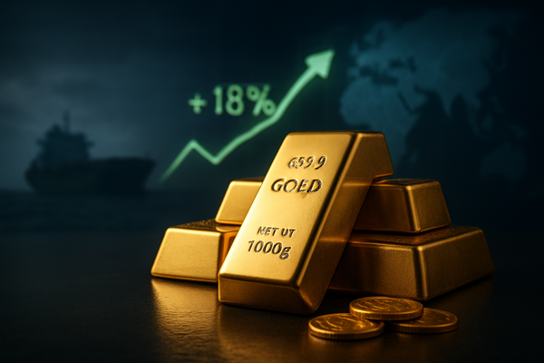 Gold Smashes Records: 18% YTD Surge Amid Tariff Chaos and Middle East Tensions