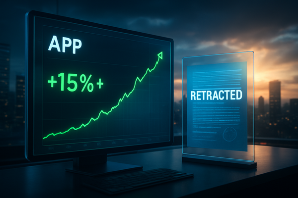 AppLovin Stock Skyrockets 15% as Short-Seller Retracts Laundering Claims Ahead of Earnings