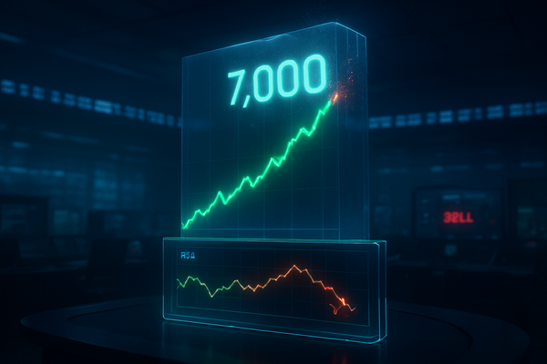 Psychological Ceiling: S&P 500 Retreats from 7,000 as Technical Cracks Emerge