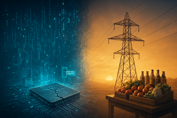 The Great AI Realignment: Why Investors are Fleeing Tech for the Safety of Utilities and Staples