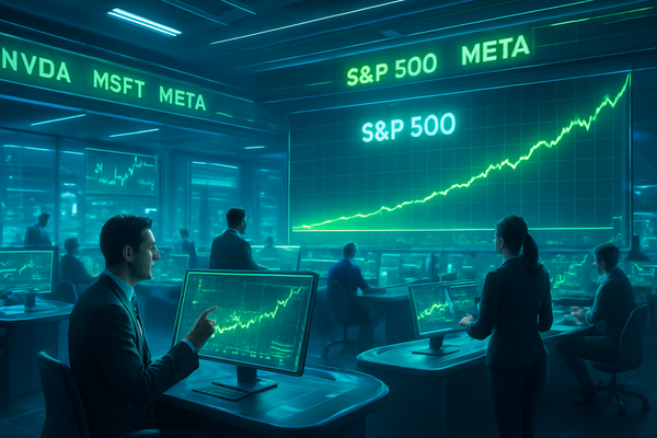 Wall Street Edges Toward History: Tech Resurgence Pushes S&P 500 Within Striking Distance of All-Time High