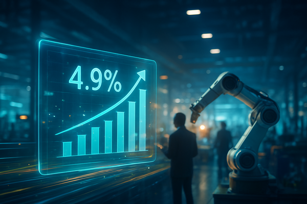 Efficiency Era: US Productivity Surges 4.9% in Q4, Defusing the Inflation Time Bomb