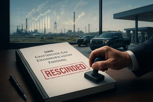 EPA Scraps 2009 Greenhouse Gas Endangerment Finding: Economic and Energy Implications