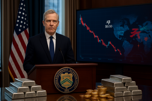 Speculative Blowoff: Treasury Secretary Scott Bessent Blames Chinese Traders for Silver’s Plunge to $82