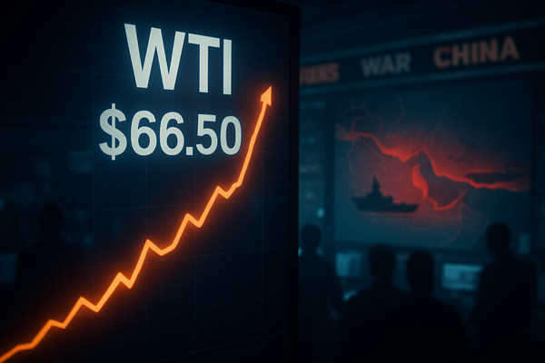 WTI Crude Oil Hits Six-Month High Amid US-Iran Tensions