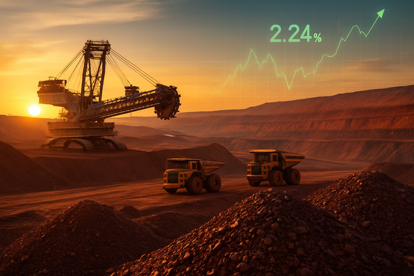 Industrial Resurgence: Iron Ore Prices Surge 2.24% as Global Demand Forecasts Brighten