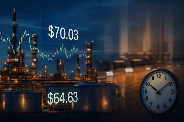 Oil Prices Wobble as Record US Stockpiles Collide with High-Stakes US-Iran Talks