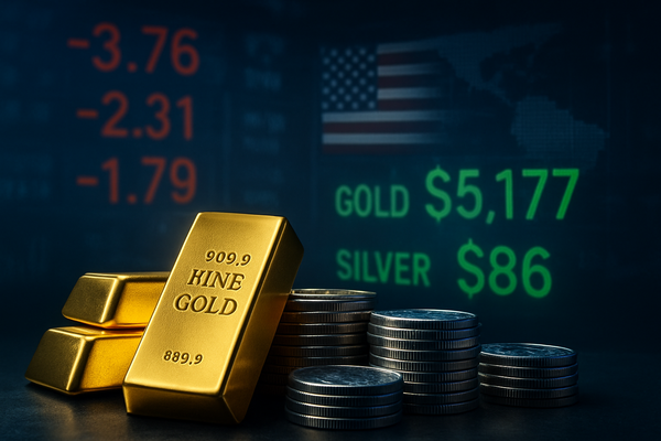 Market Shockwave: Gold Hits Record $5,177 as Trump Pivot to Global 15% Tariff Ignites Trade War Fears