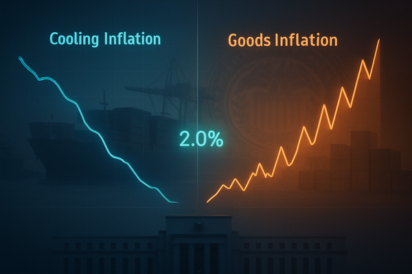 The Great Reversal: Tariffs Ignite Goods Inflation as Services Cool in Latest PCE Data