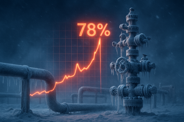 Natural Gas Markets Shaken as Winter Volatility Triggers Massive 78% Price Surge