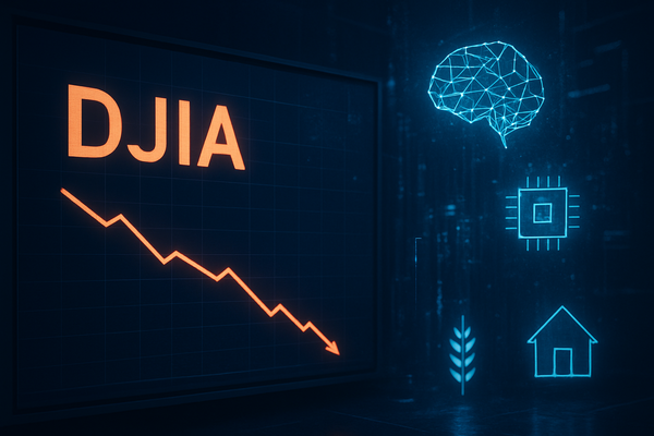 Dow Jones 267-Point Slide: Blue-Chip Leaders and the AI Reality Check