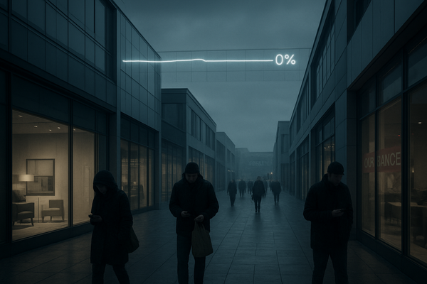 The Great Stagnation: US Retail Sales Flatline as Consumer Exhaustion Hits a Breaking Point