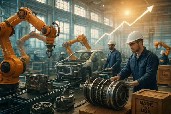 US Manufacturing Defies Gravity: Industrial Output Surges as Philly Fed Index Hits Five-Month High