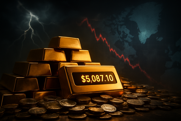 Gold Shatters $5,000 Ceiling as 'Sell America' Fever Grips Global Markets