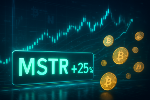 MicroStrategy Leads Nasdaq Gains with a 25% Surge as Bitcoin Reclaims $70,000 Floor