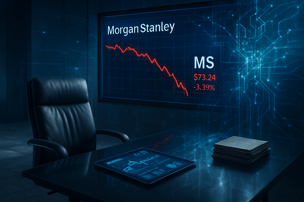 Morgan Stanley Shares Stumble as AI ‘Hazel’ Ignites Profit Margin Fears in Wealth Management