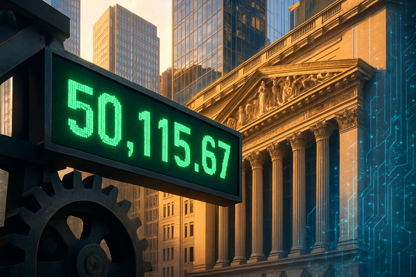 Dow 50,000: Blue-Chips Surge as the 'Great Rotation' Rewrites the Market Playbook