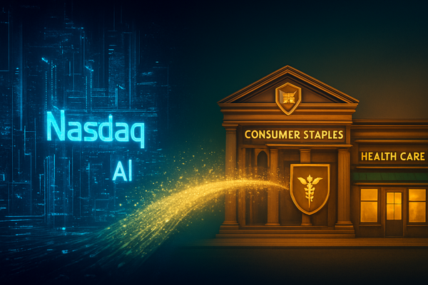The Great Defensive Pivot: Staples and Health Care Surge as AI Fatigue and Trade Turmoil Rattle Tech